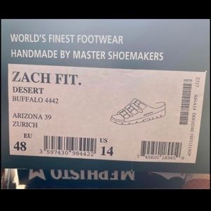 Mephisto men’s size 14 never worn